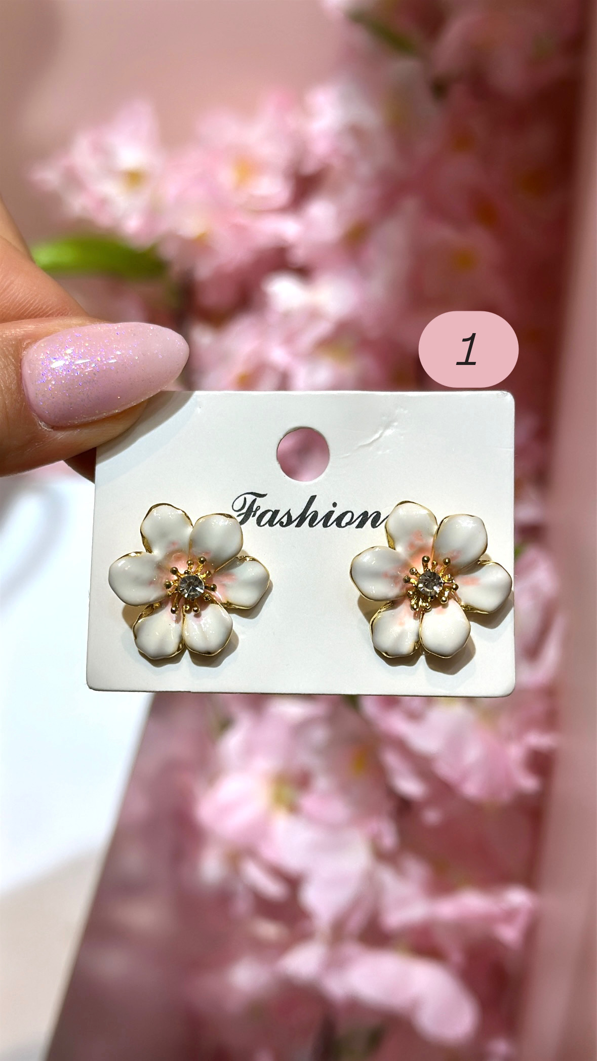 گوشواره مینا کاری🌸